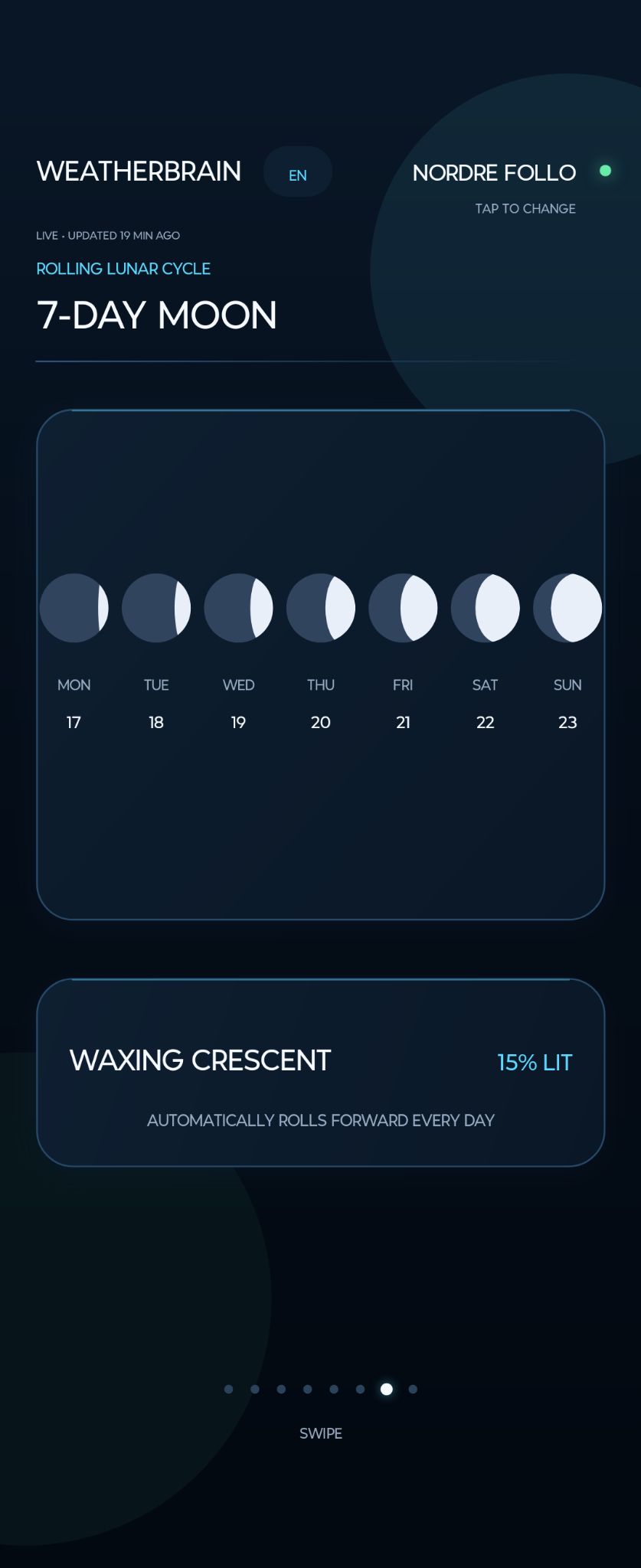 Real WeatherBrain app screenshot
